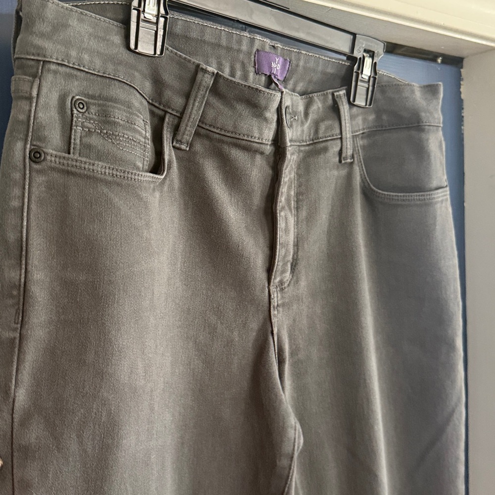 NYDJ Charcoal Denim Jegging Skinny Jeans Size 12P - Picture 3 of 6